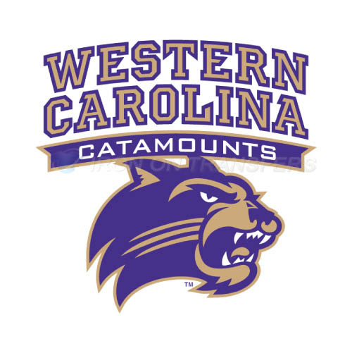 Western Carolina Catamounts Logo T-shirts Iron On Transfers N695 - Click Image to Close